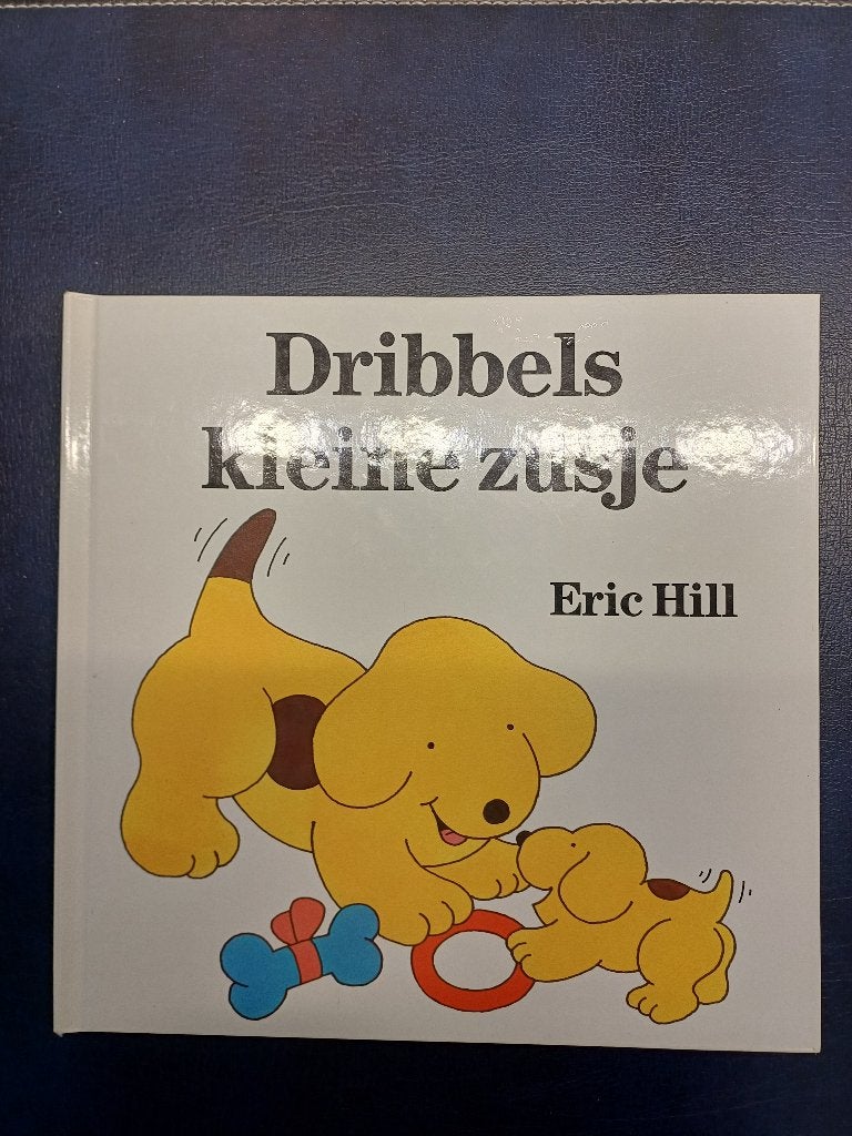Dribbels kleine zusje, Eric Hill, Boeken, Gelezen, Ophalen of Verzenden, 2 tot 3 jaar, Uitklap-, Voel- of Ontdekboek