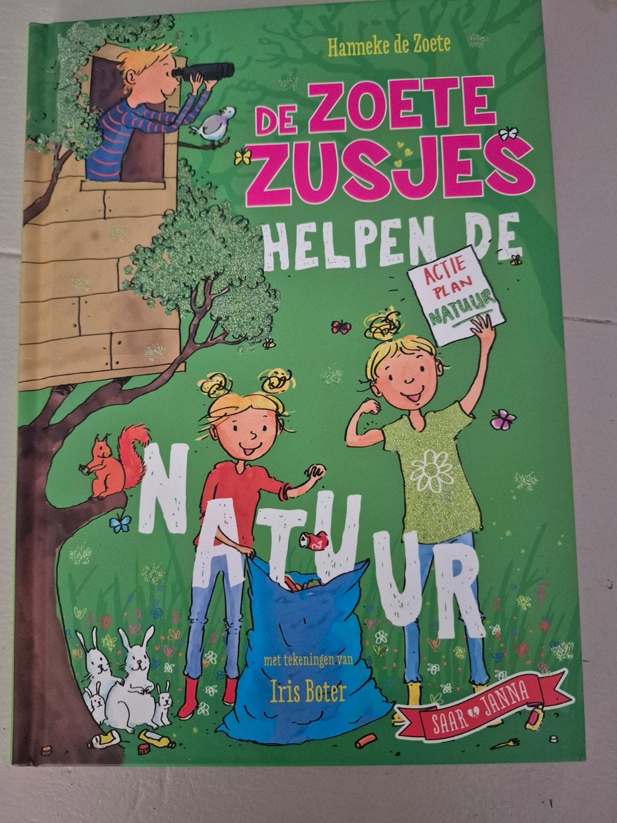 De Zoete Zusjes helpen de natuur - Hanneke de Zoete, Ophalen of Verzenden, Zo goed als nieuw, Hanneke de Zoete, Fictie algemeen
