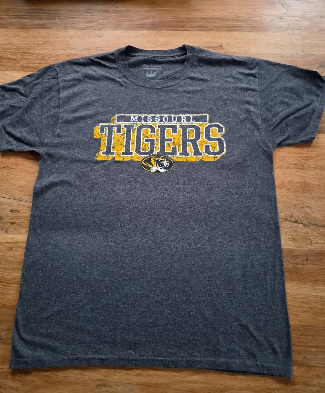 Champion Missouri Tigers T-shirt Maat M, Ophalen of Verzenden, Nieuw, Maat 48/50 (M), Grijs