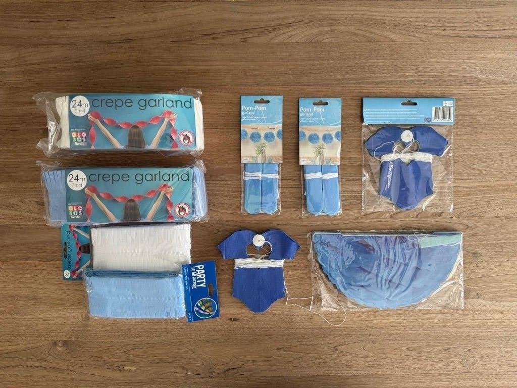 Geboorteslingers jongen, Ophalen of Verzenden, Nieuw, Versiering, Geboorte of Huwelijk