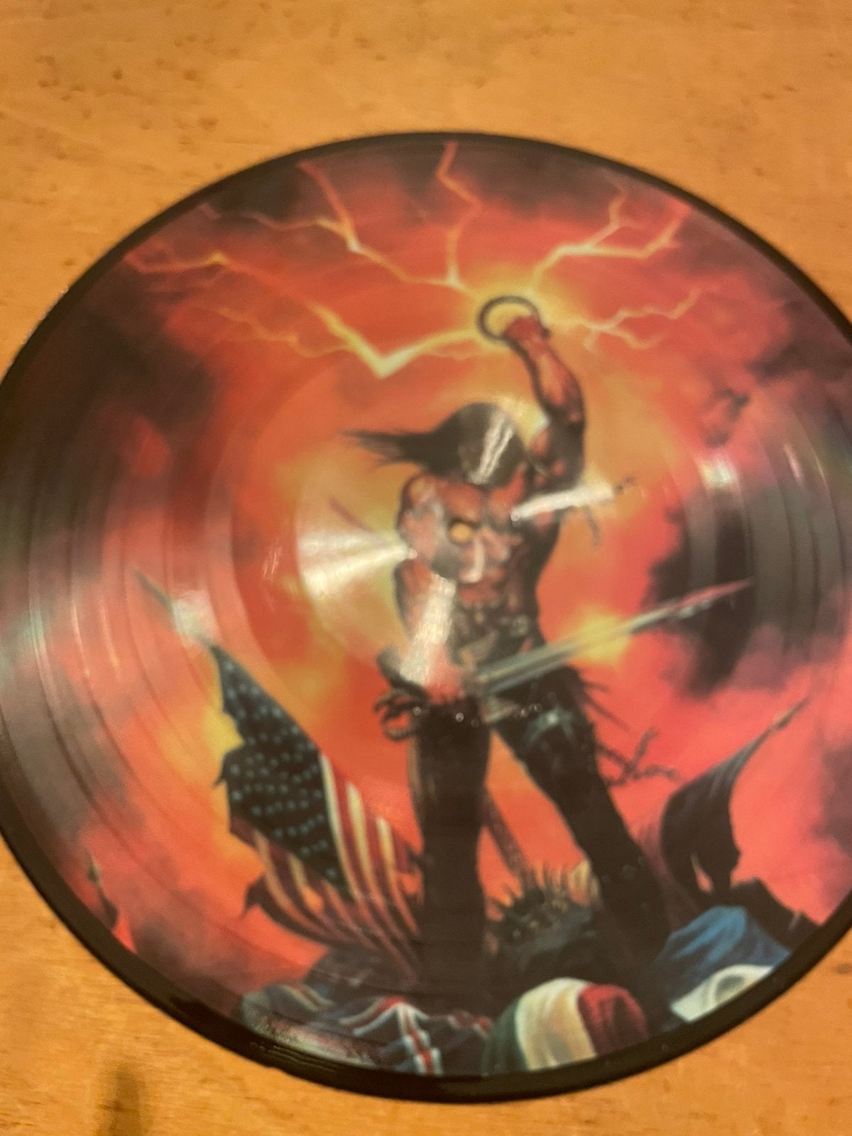 Manowar - defender of steel pdisc, Ophalen of Verzenden, Zo goed als nieuw