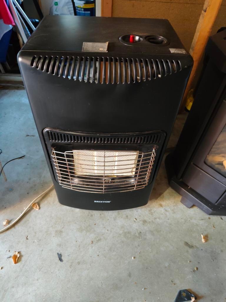 BRIXTON Gaskachel voor buiten - Terrasverwarmer, Ophalen, Gebruikt, Gas, Vrijstaand