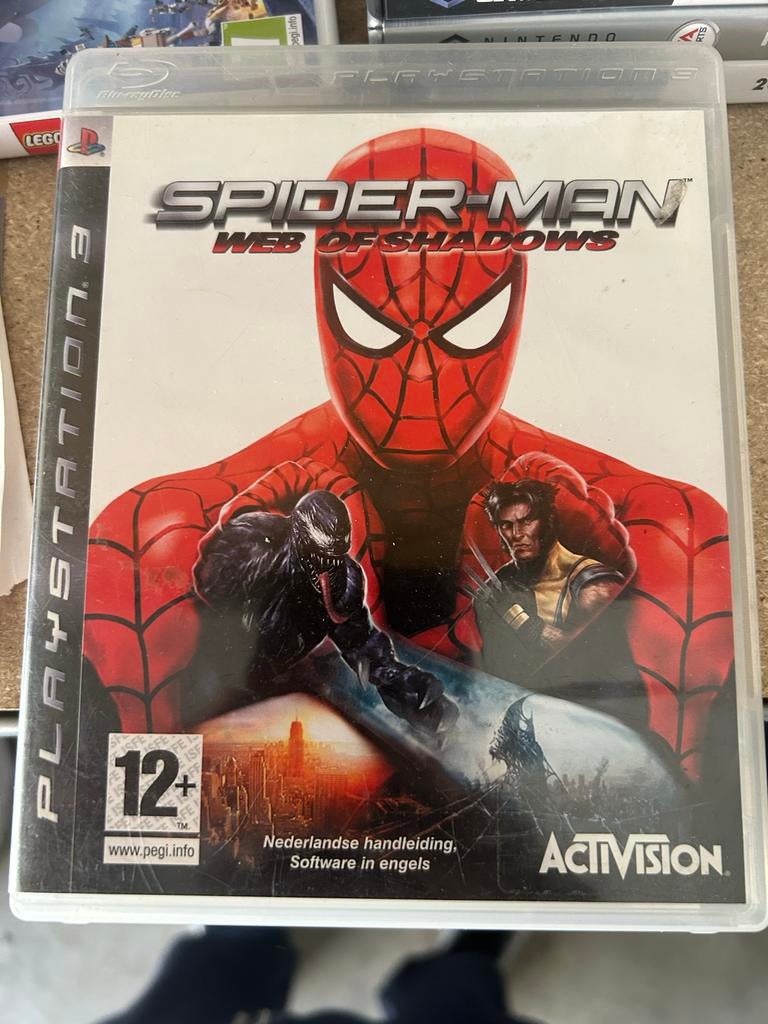Spider-Man: Web of Shadows PS3 - Actie Avontuur Game, Spelcomputers en Games, Games | Sony PlayStation 3, Avontuur en Actie, Gebruikt
