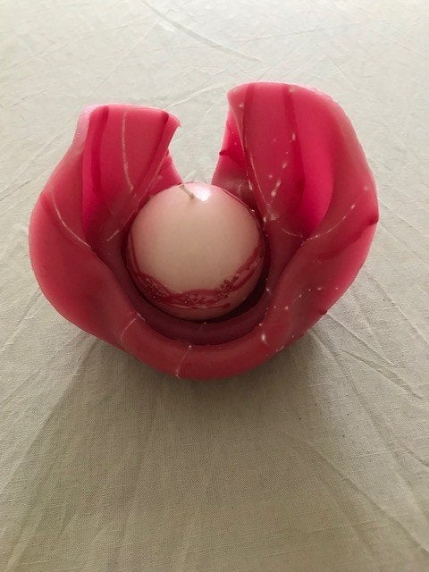 Een rose bolkaars, Ophalen, Nieuw, Roze, Kaars