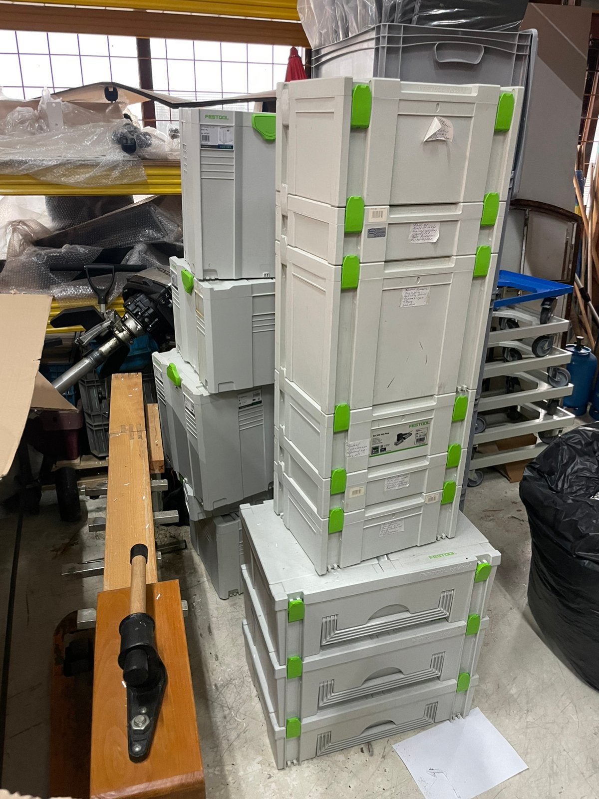 Lege festool koffers groot en klein, Ophalen of Verzenden, Zo goed als nieuw