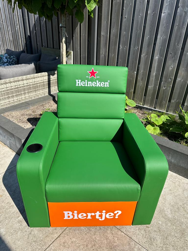 Heineken StoelBox - Zo goed als nieuw, Ophalen, Kunststof, 75 tot 100 cm, Zo goed als nieuw