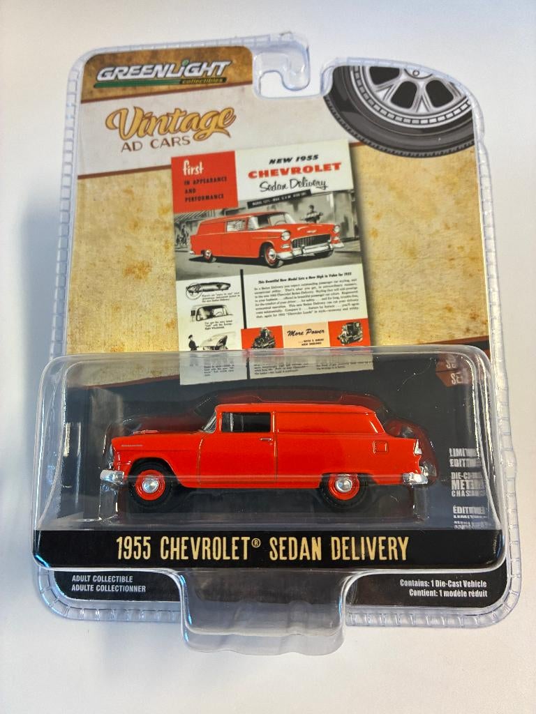 89635: Chevrolet Sedan Delivery - 1955 - Greenlight 1:64, Auto, Nieuw, Ophalen of Verzenden, Bachsatztstr. 54 D 72131 Ofterdingen, Germany