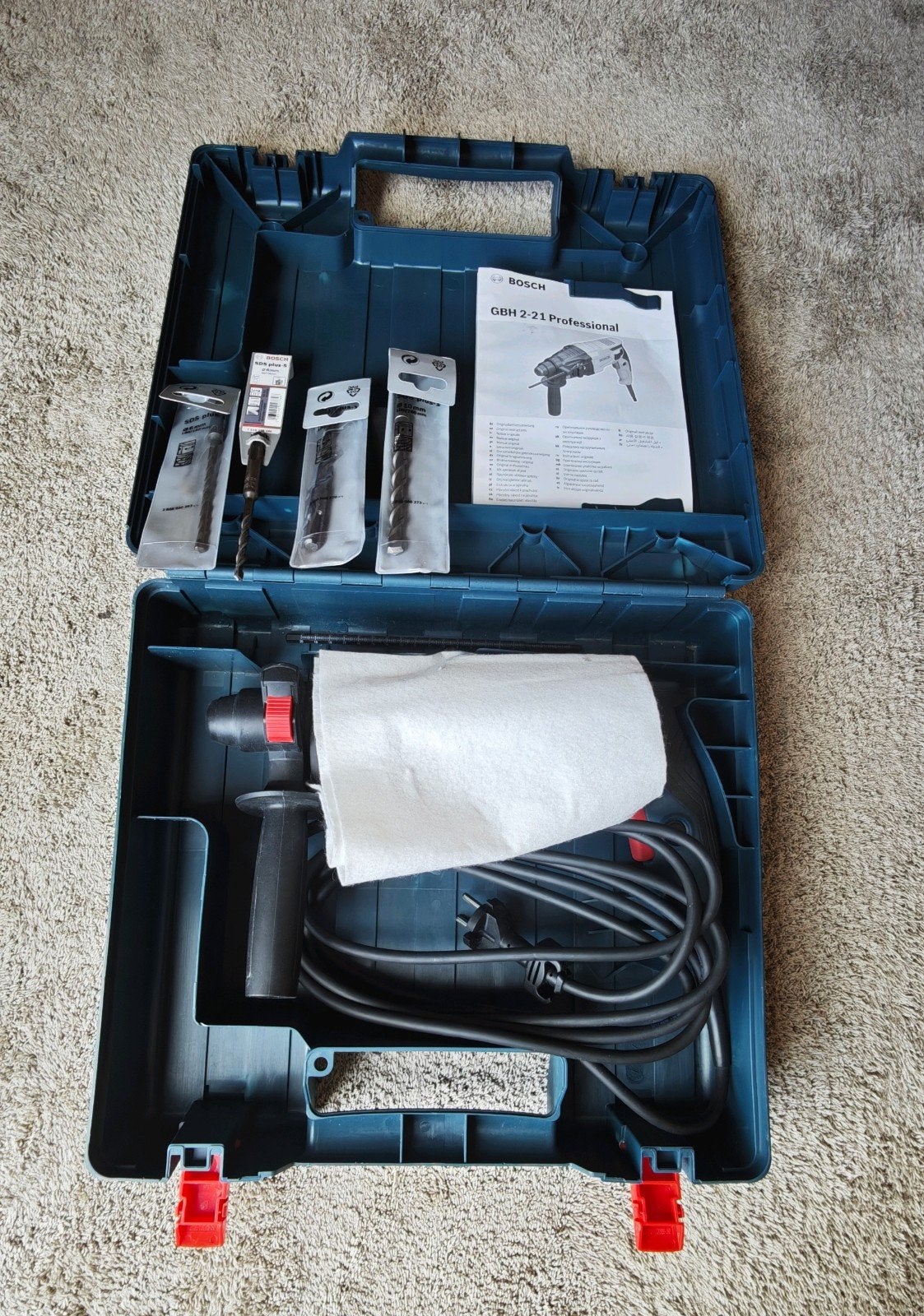 SPLINTER NIEUWE Bosch GBH 2-21 Professional Boorhamer, 600 watt of meer, Boor- en/of Breekhamer, Nieuw, Ophalen of Verzenden