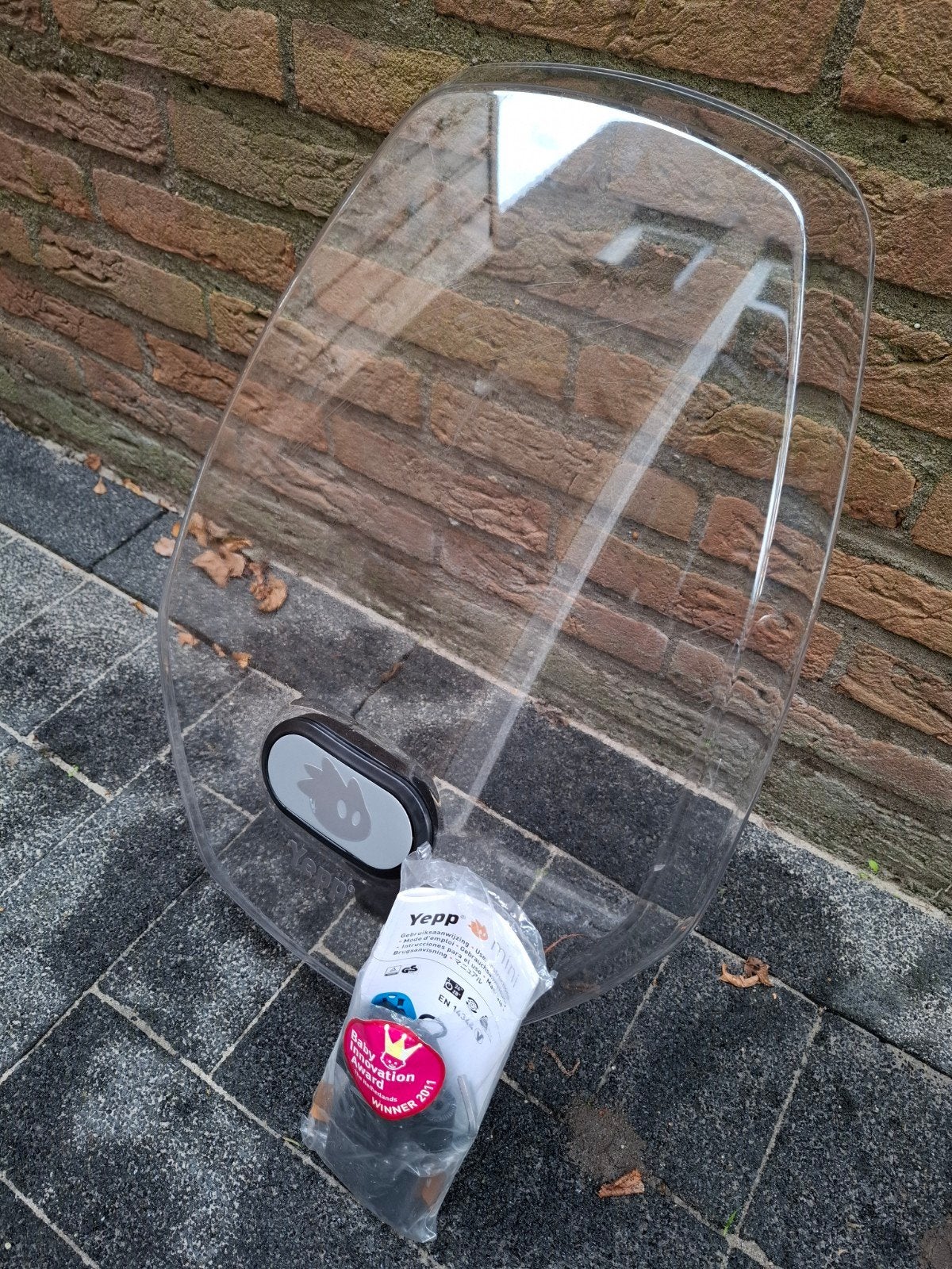 Yepp fietswindscherm incl. bevestiging, Ophalen, Zo goed als nieuw, Yepp