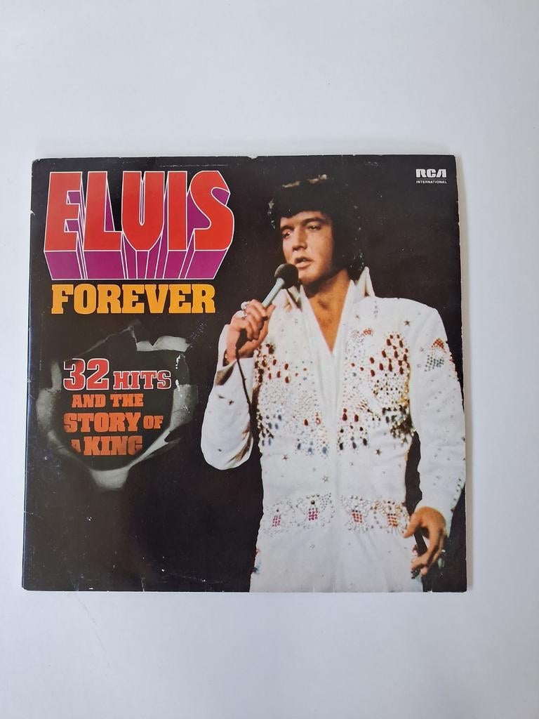 Elvis Presley Forever - Dubbel LP - 32 Hits, Cd's en Dvd's, Vinyl | Pop, Gebruikt, Complilatie, Dubbel-LP, 12 inch, Ophalen of Verzenden