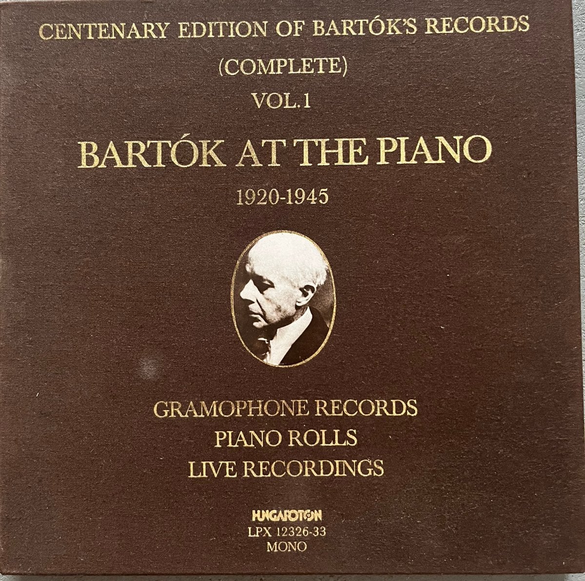 8lp box klassiek vinyl elpee Bartok at the piano, Cd's en Dvd's, Vinyl | Klassiek, Ophalen, Overige typen, Zo goed als nieuw, 12 inch