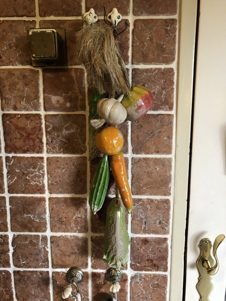 Hardplastic groente nepgroente decoratie voor in de keuken, Ophalen of Verzenden, Gebruikt, Kunststof, Overige typen