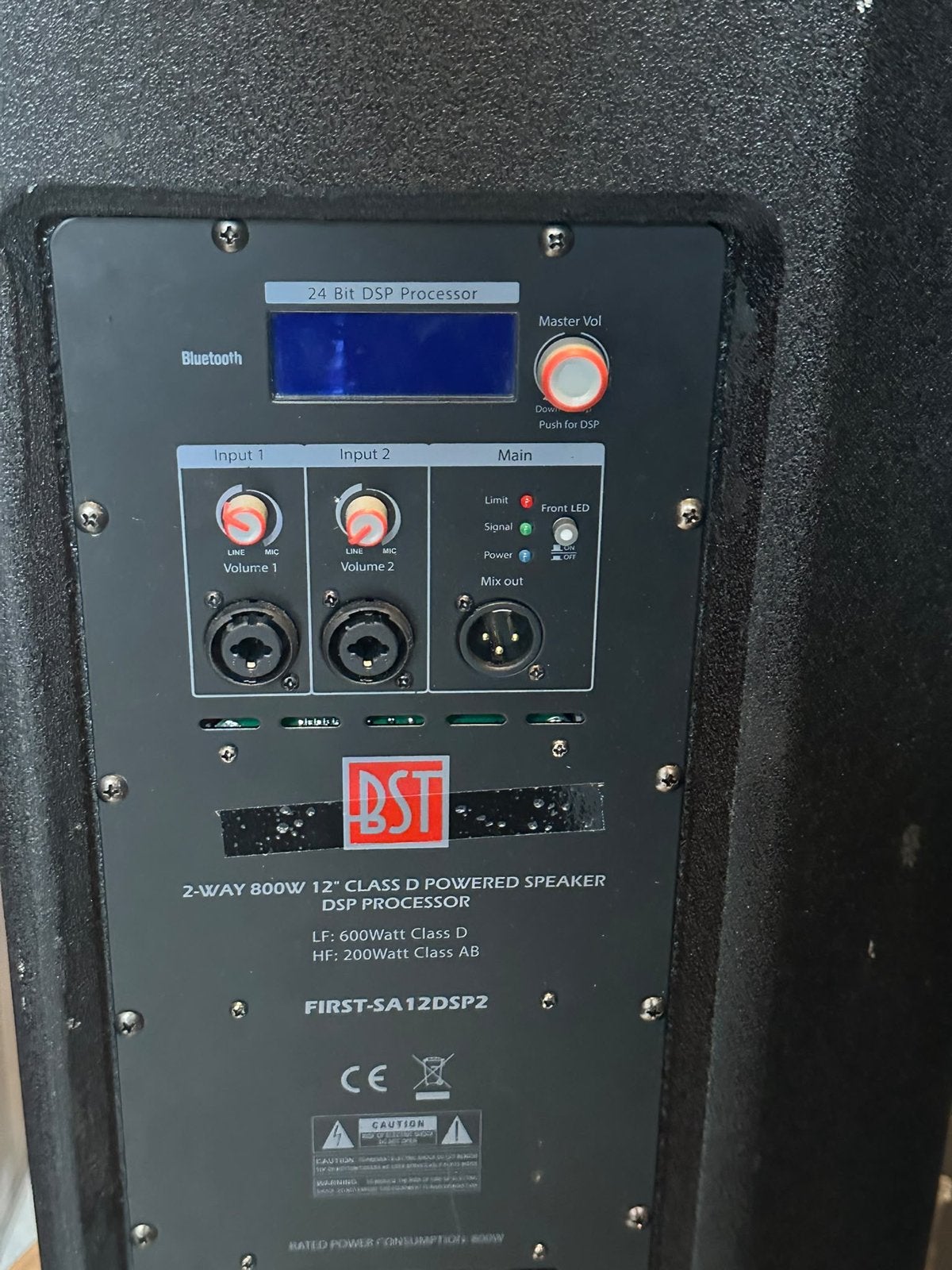 Foto 4 van 2x BST FIRST-SA12DSP2 Actieve Luidspreker 500W met Bluetooth