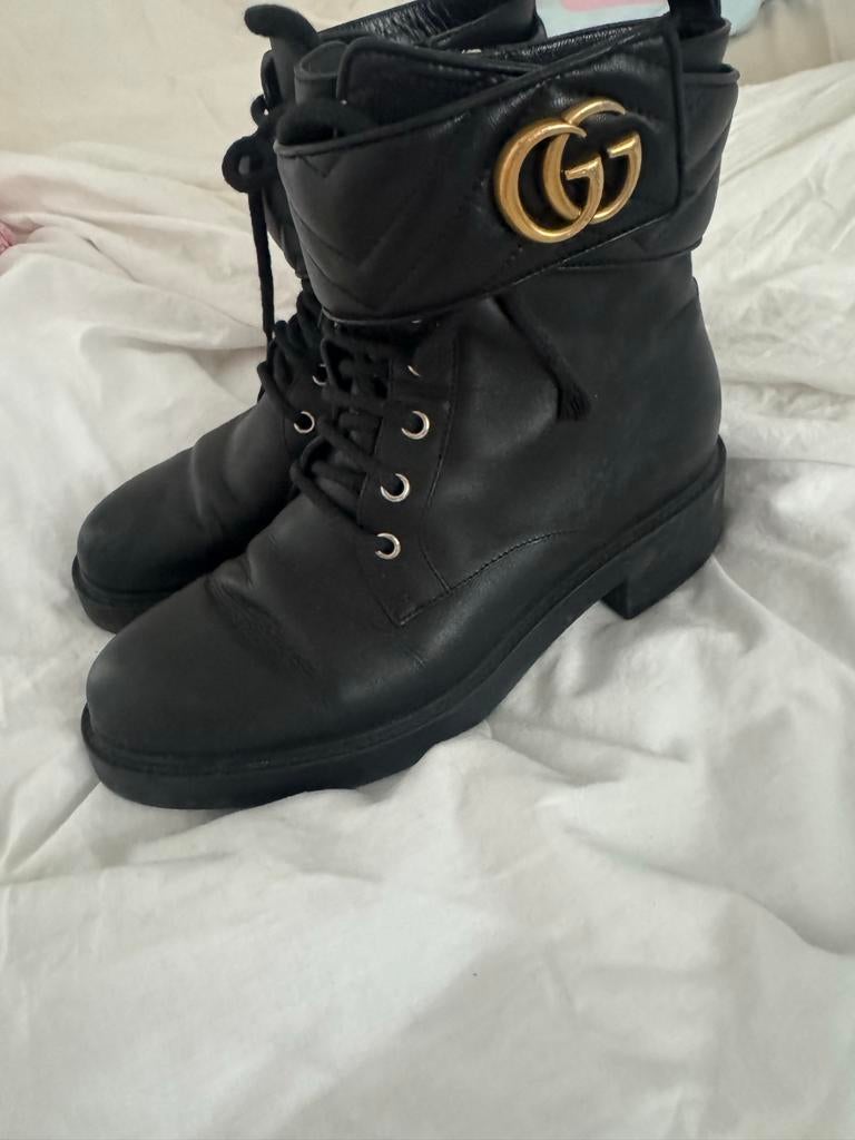 Gucci Laarzen Maat 40 - Zwart Leren Enkellaarzen, Kleding | Dames, Schoenen, Ophalen, Gedragen, Zwart, Lage of Enkellaarzen