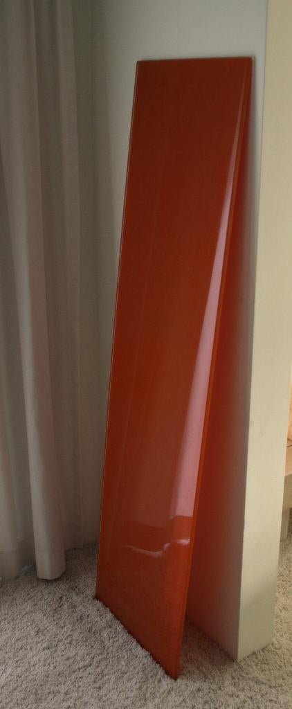Oranje glasplaat (160 x 45 cm), Ophalen, Zo goed als nieuw, Oranje, Glas