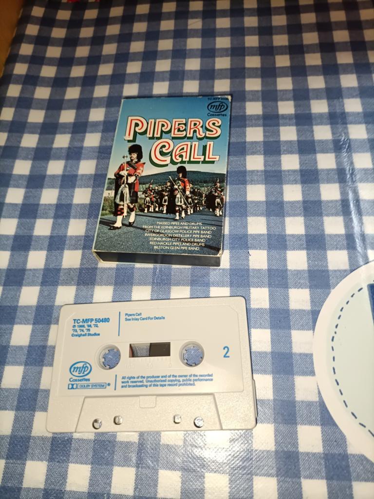 Pipers Call Cassettebandje - Schotse Doedelzak muziek, Gebruikt, Wereldmuziek, 1 bandje, Ophalen of Verzenden