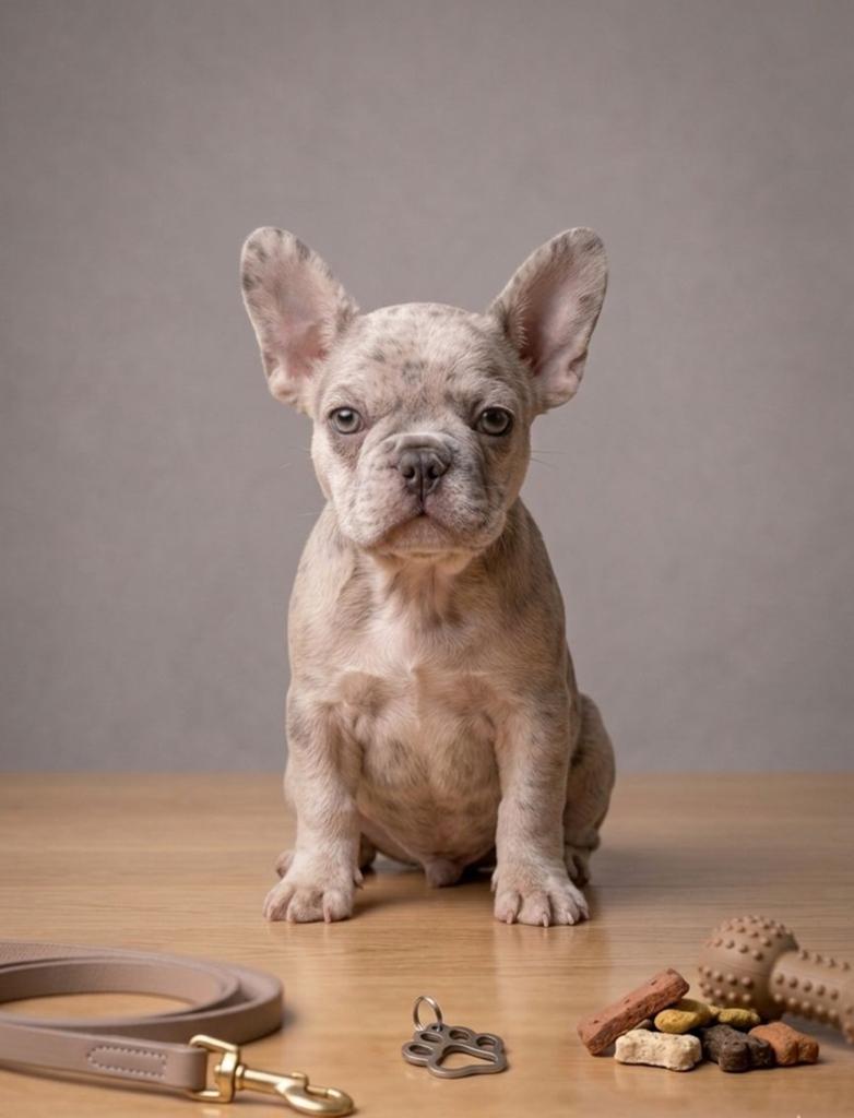 Franse bullbog merle, Particulier, Reu, 8 tot 15 weken, Buitenland