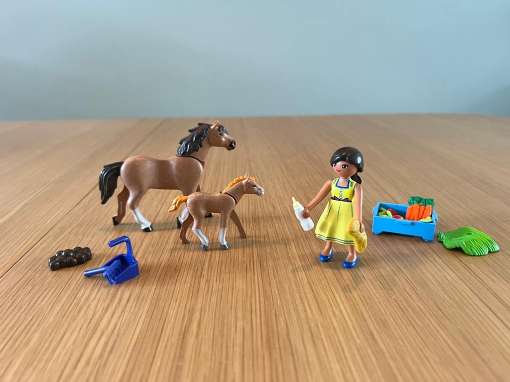 Playmobil Spirit Pru met paard en veulen, Ophalen, Gebruikt