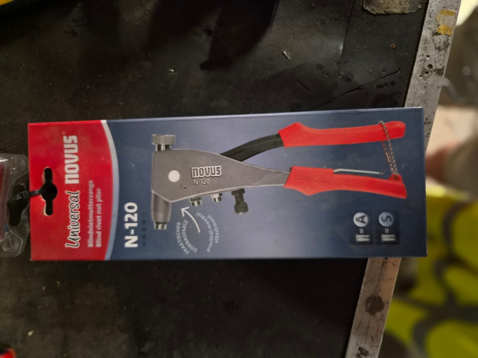 Novus N-120 Blindklinkmoertang - Universal, Doe-het-zelf en Verbouw, Gereedschap | Handgereedschap, Ophalen of Verzenden, Nieuw