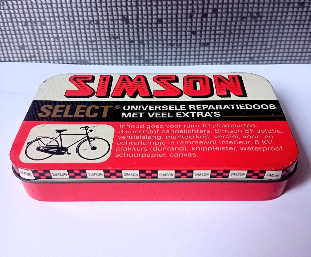 simson select banden reparatie blik met inhoud, Verzenden, Gebruikt, Overige