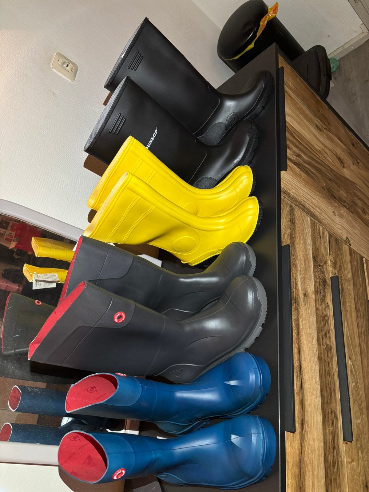 Nieuwe dunlop werklaarzen