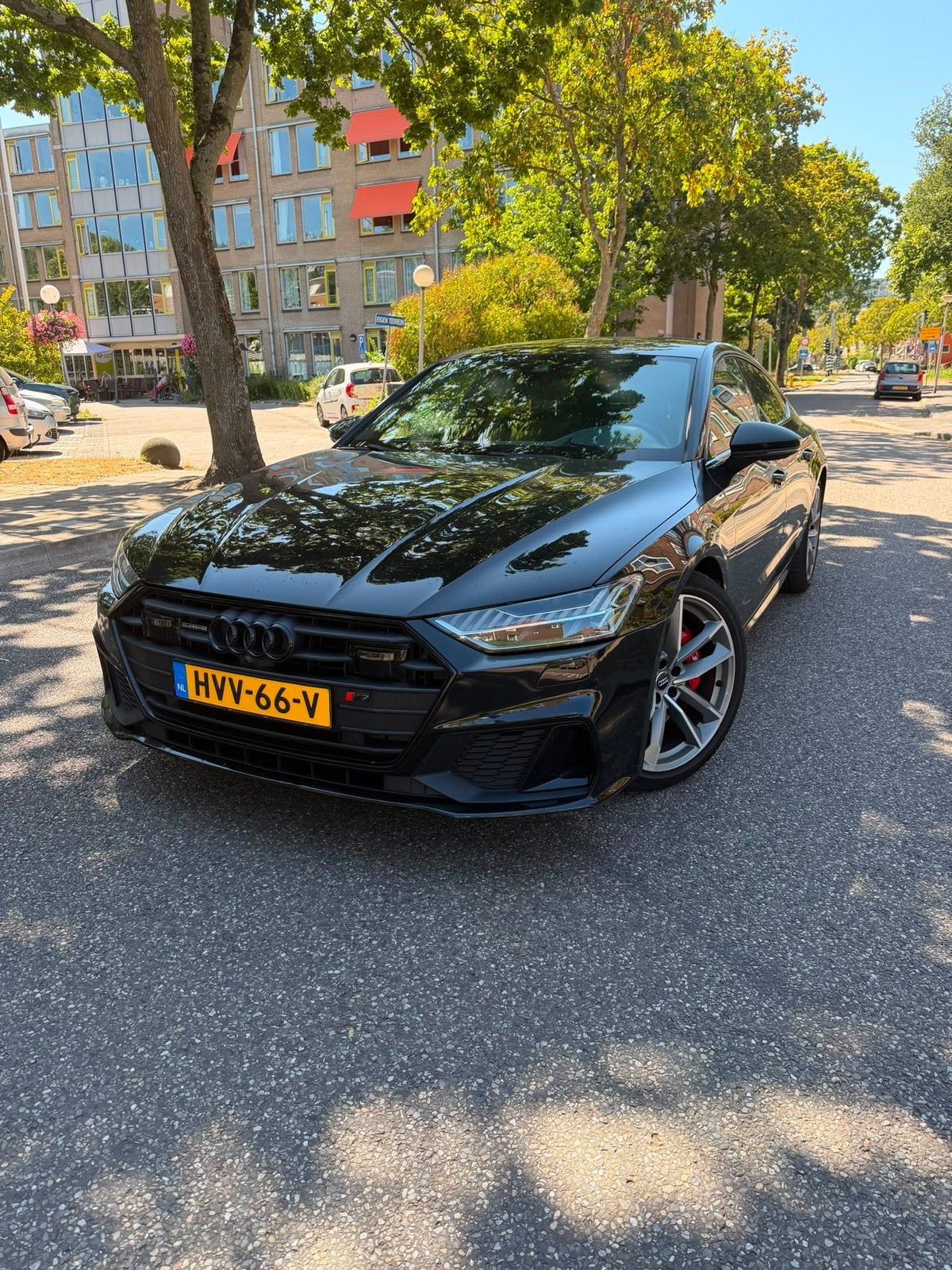 Audi A7 50 Tfsi e Quattro 299pk S Tronic 2020 Zwart, Auto's, Audi, Zwart, Plug-in hybride, Vierwielaandrijving, Geïmporteerd