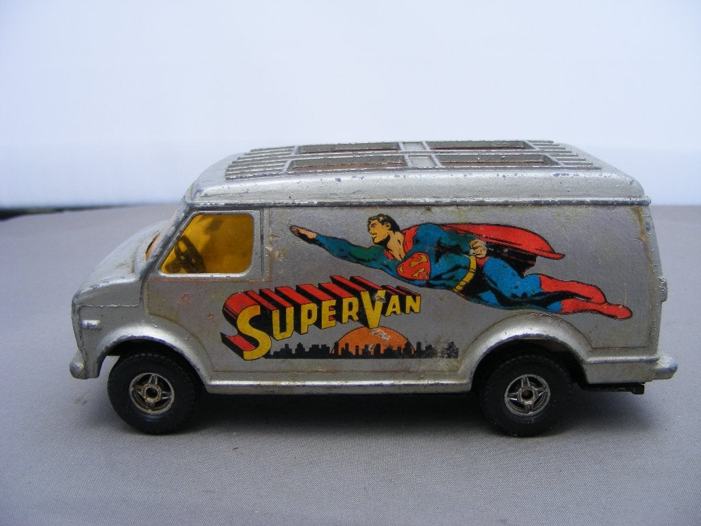 Chevrolet van Corgi  Superman incompleet 1/36, Ophalen of Verzenden, Gebruikt, Auto
