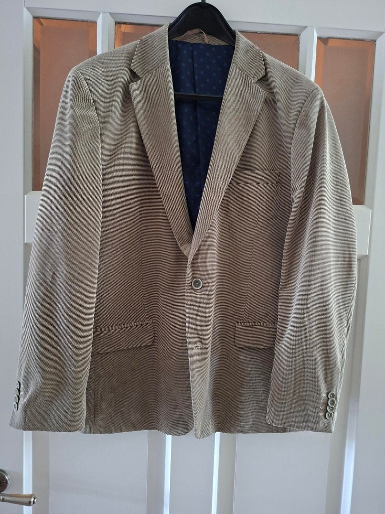 Heren blazer C & A maat 27 lichtbruin, Ophalen of Verzenden, Zo goed als nieuw, Overige maten, Bruin