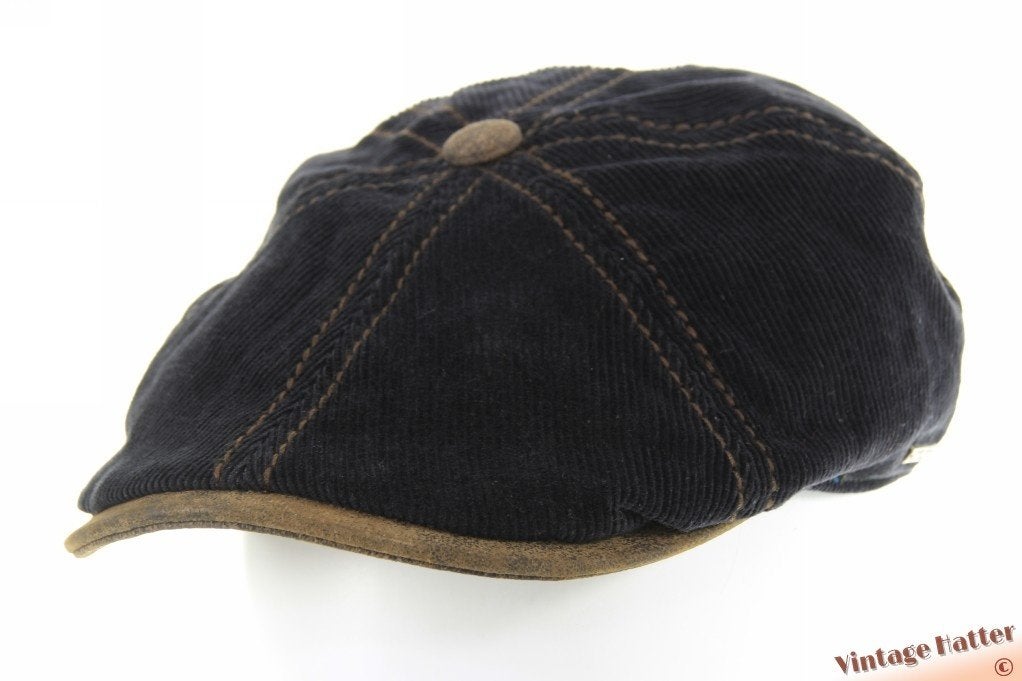 Platte pet Hatland Slade bruinig zwart rib met oorwarmer 56, Nieuw, Ophalen of Verzenden, Hatland - Slade, Pet