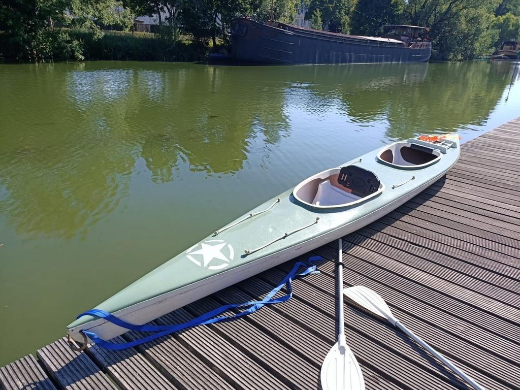 Mooie 2 persoons kano, kajak, Watersport en Boten, Kano's, Ophalen, Gebruikt