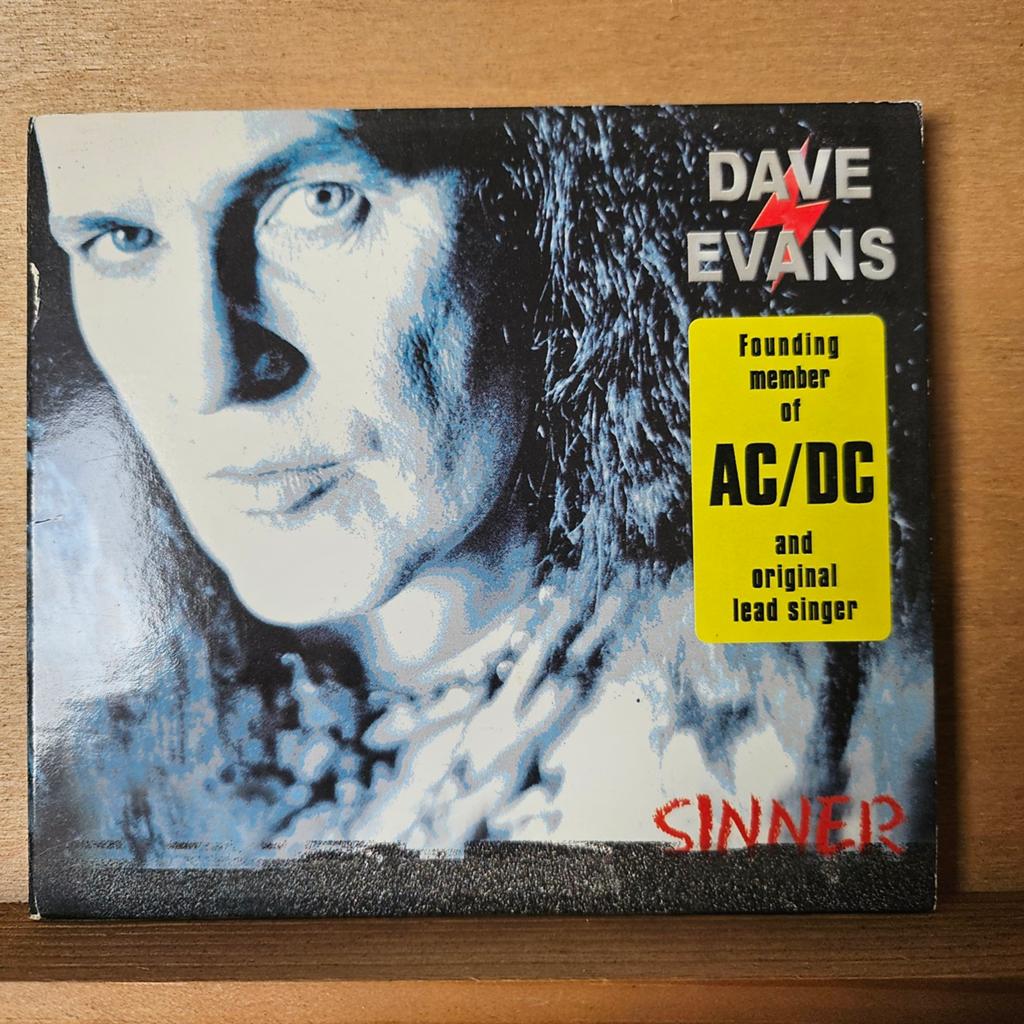 Dave Evans - Sinner CD (ex-AC/DC zanger), Cd's en Dvd's, Cd's | Rock, Ophalen of Verzenden, Zo goed als nieuw, Rock-'n-Roll