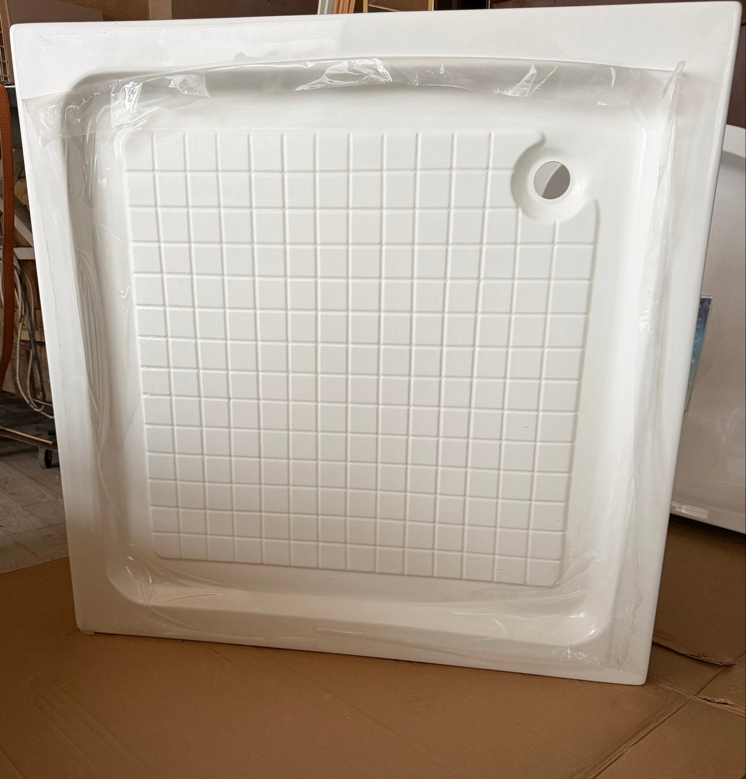 Nieuwe Vierkante Douchebak 100x100x13 cm, Ophalen, Nieuw, Douche
