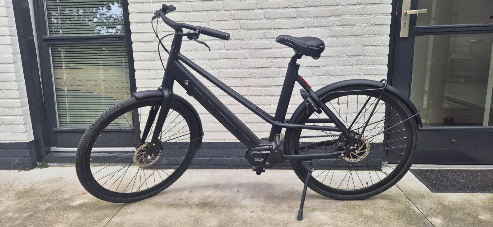 Veloretti Ivy mat zwart, Fietsen en Brommers, Fietsen | Dames | Damesfietsen, Gebruikt, Overige merken, Versnellingen, 53 tot 56 cm