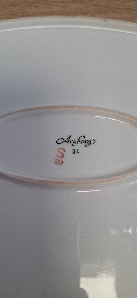 Vintage Arzberg serveerschaal met graanmotief Jaren 50/60, Ophalen of Verzenden