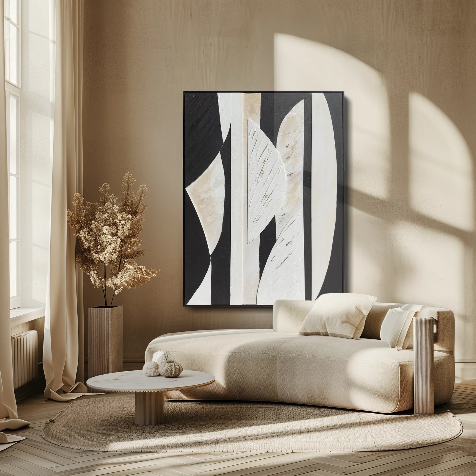 Unieke exlusieve 3D kunst 100 x 140 cm, Ophalen, 75 m² of meer