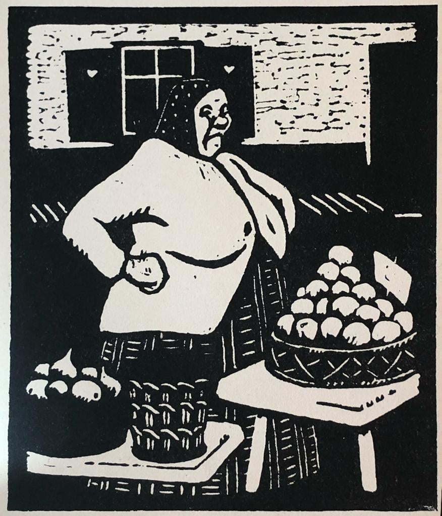 Mooie kunst bij het Grafiekkabinet D.H.Volz, Ophalen of Verzenden