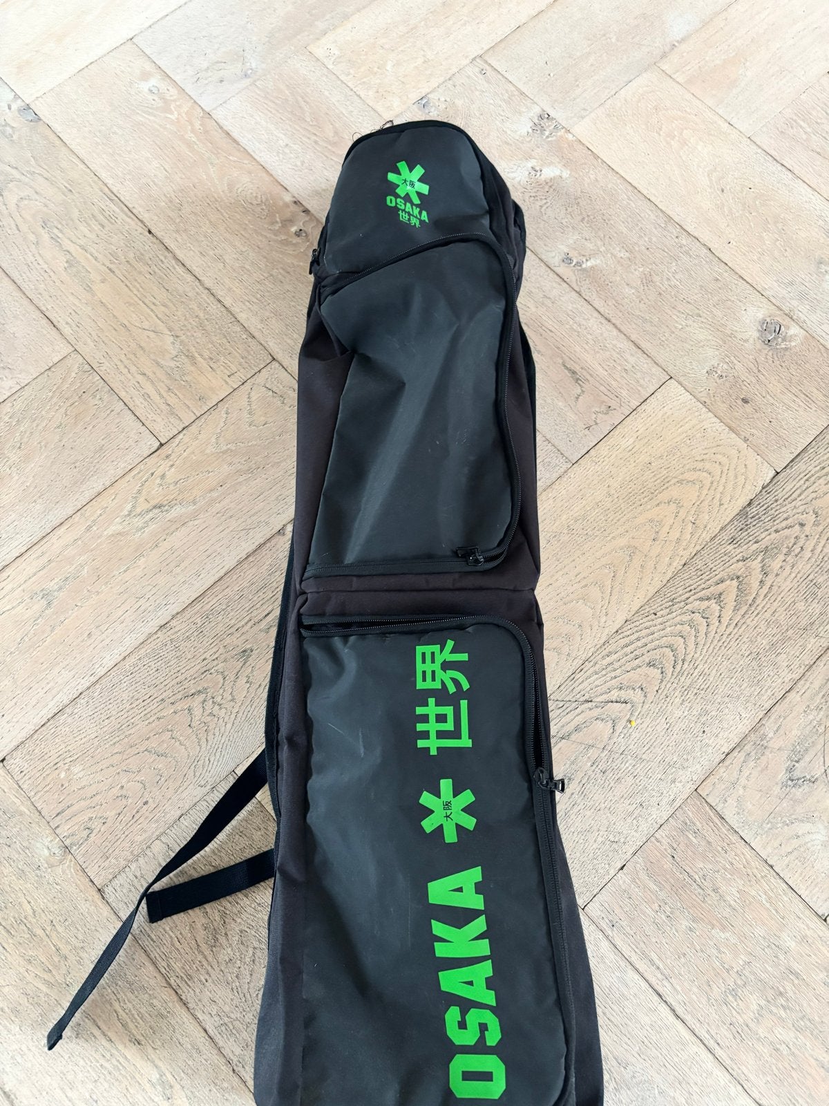 Osaka Hockeysticktas - Zwart met Groen Logo, Sport en Fitness, Ophalen, Gebruikt, Tas