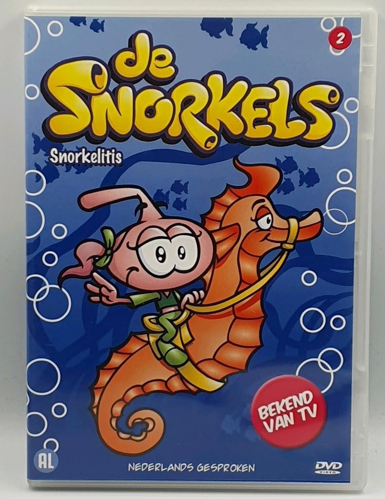 Te koop:De Snorkels - Snorkelitis DVD (Nederlands Gesproken), Avontuur, Gebruikt, Alle leeftijden, Ophalen of Verzenden