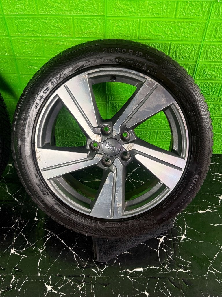 Originele Audi Q2 SQ2 S-Line velgen 18" 5x112 winterset 7mm!, Niet ingevuld, 18 inch, Banden en Velgen, Niet ingevuld