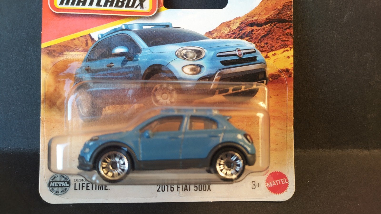 Fiat 500 x 1:64 3inch Matchbox Pol, Auto, Verzenden, ., Nieuw