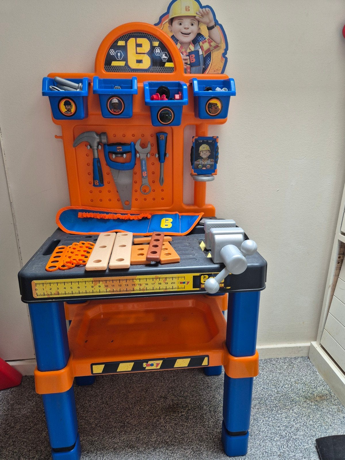 Bob de Bouwer Werkbank met Gereedschap en Accessoires, Ophalen, Gebruikt, Jongen