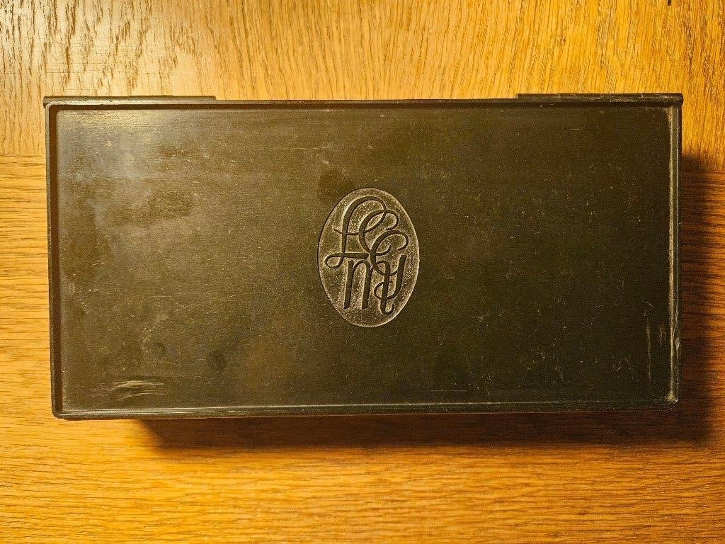 Malmberg  reken leerdoos bakeliet, Ophalen of Verzenden