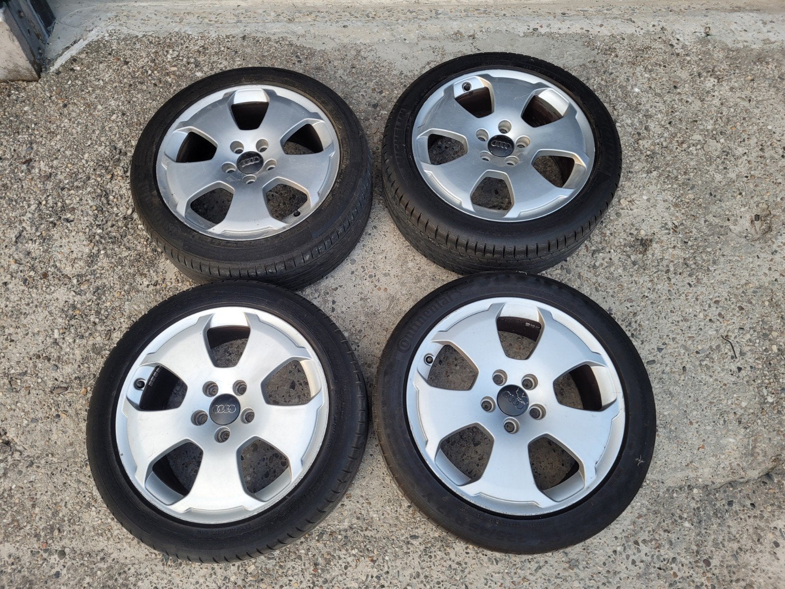 Set wielen 17 audi A3 8P (Hatchback/ sportback, Ophalen, Gebruikt, Audi