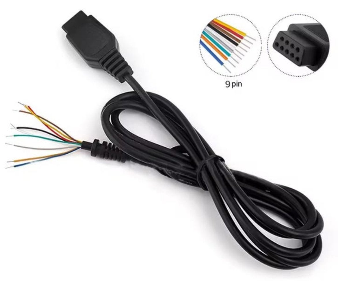 Nieuwe DB9 kabel voor Sega, Commodore 64/128, Atari, VIC20, Spelcomputers en Games, Spelcomputers | Overige Accessoires, Nieuw