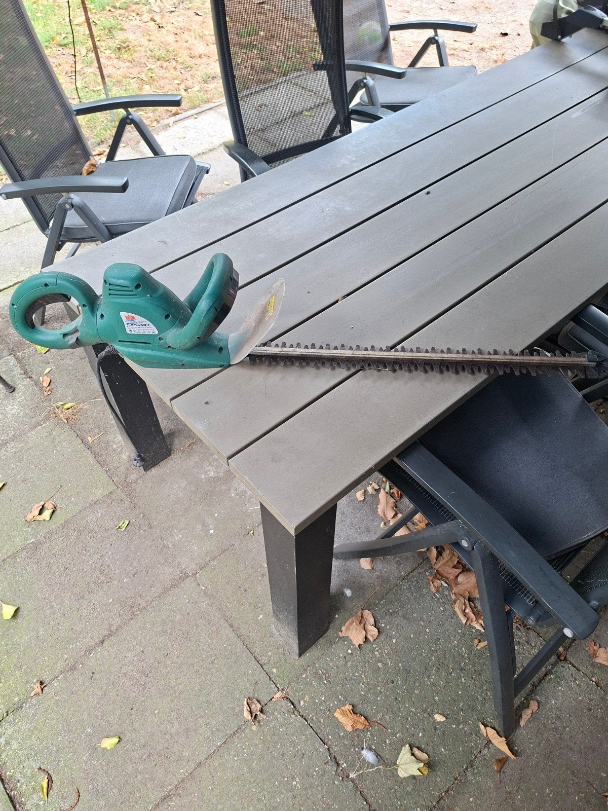 Topcraft heggenschaar - Elektrisch en goed onderhouden, Ophalen, Gebruikt, Elektrisch, Topcraft
