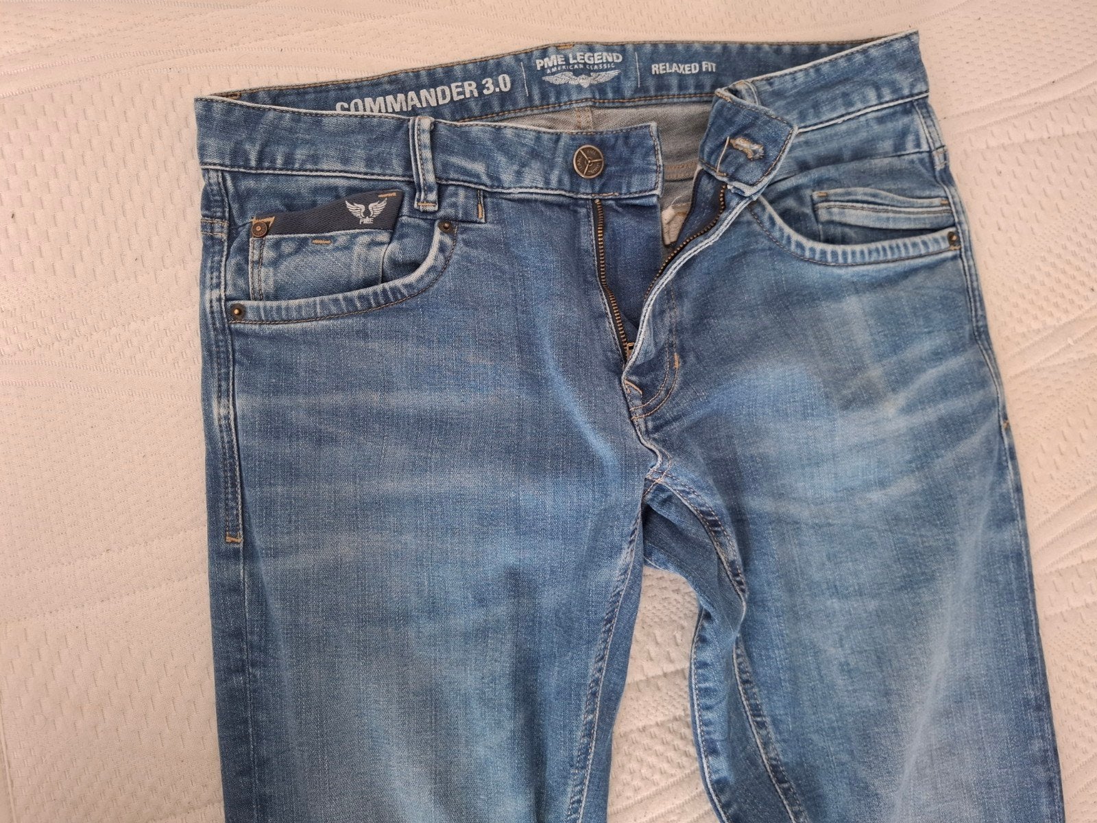 PME Legend Commander 3.0 Heren Spijkerbroek W34/L34, Blauw, Ophalen of Verzenden, PME Legend, W33 - W34 (confectie 48/50)
