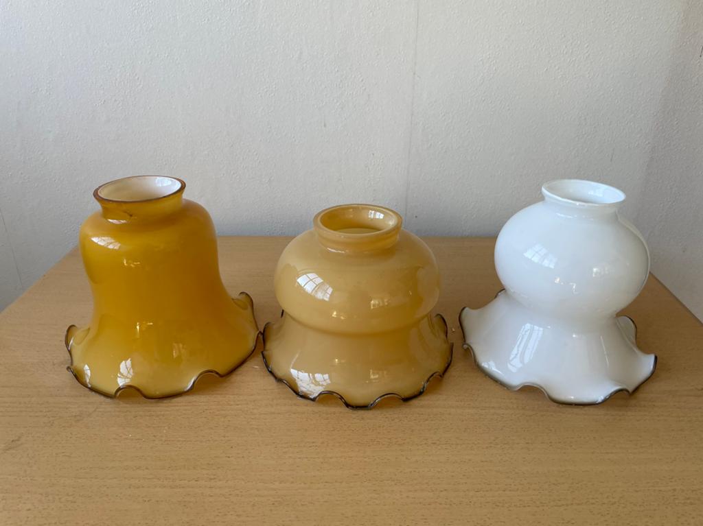 Lampenkapjes glas, Antiek en Kunst, Ophalen of Verzenden