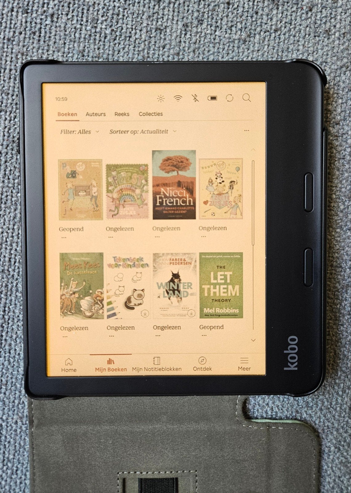 KOBO Libra Colour Zwart - 7 inch - 32 GB (ongeveer 24.000 e-, Computers en Software, E-readers, Nieuw, Ophalen of Verzenden, KOBO
