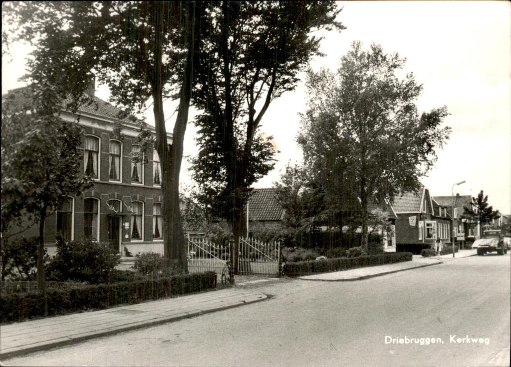 Driebruggen - Kerkweg - Straatgezicht, Ophalen of Verzenden, 1960 tot 1980, Gelopen, Utrecht