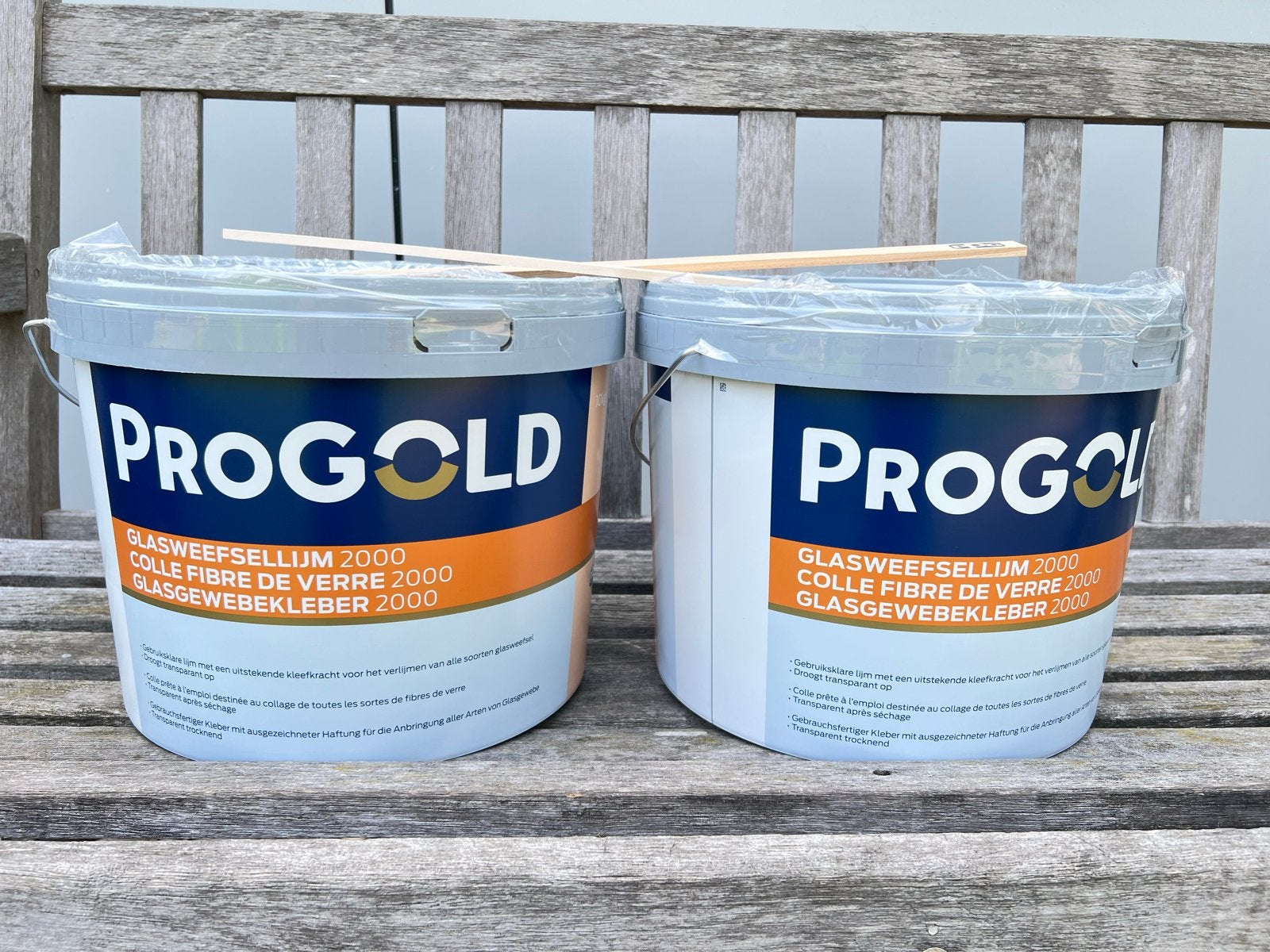ProGold Glasweefsel behanglijm - 2 emmers van 10 liter, Ophalen, Nieuw